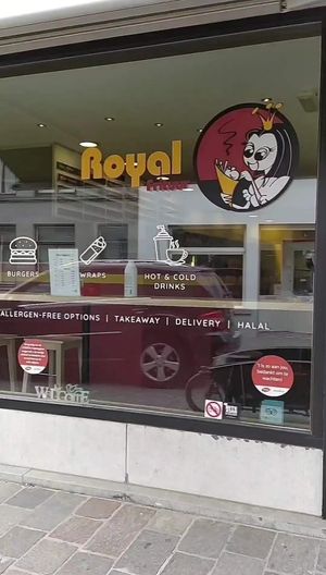 The shop at Royal Frituur in Bruges