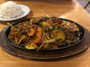 Vegan beef with broccoli   at Viet Cuisine in Huntsville
