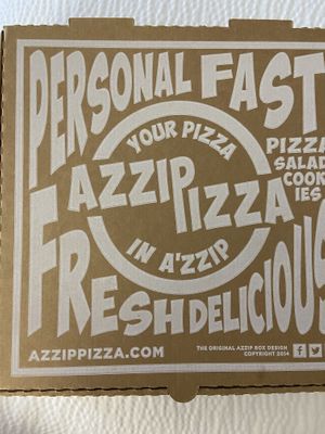   at Azzip Pizza in Indianapolis