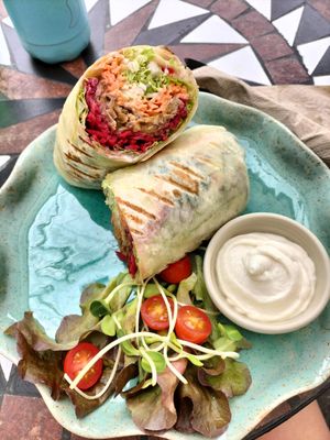 The shroom wrap at Annie in Koh Samui
