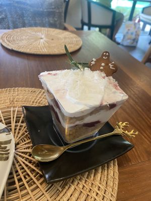 Strawberry tiramisu   at Annie in Koh Samui