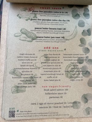 Menu February  at Annie in Koh Samui