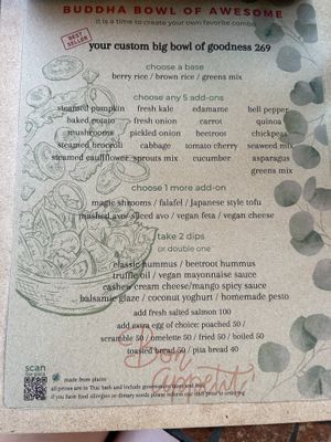 Menu February  at Annie in Koh Samui