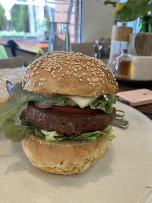 Beyond meat burger definitely hit the spott  at Annie in Koh Samui