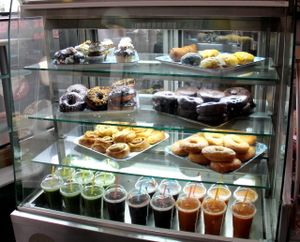 Gopal´s donuts.  at Gopal - Vegan Deli in Barcelona