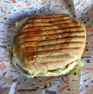 gopal burger at Gopal - Vegan Deli in Barcelona