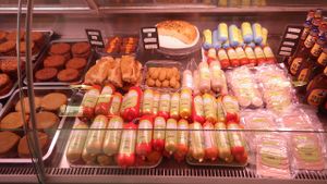 Cheeses, meats and tortilla at Gopal - Vegan Deli in Barcelona