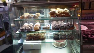 Cakes and donuts at Gopal - Vegan Deli in Barcelona