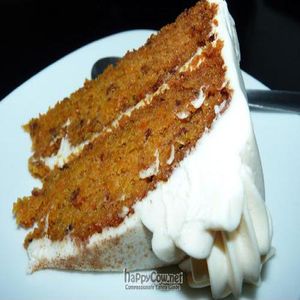 Carrot and 'cheese' tart at Gopal - Vegan Deli in Barcelona