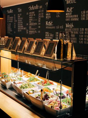 Buffet at sattgruen Apostelnstraße at Sattgrün - Neumarkt in Cologne