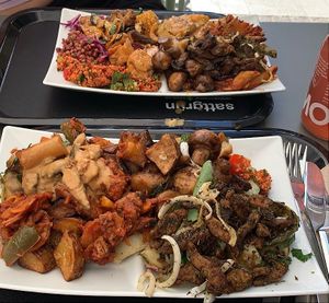 Großer Teller 🤤 at Sattgrün - Neumarkt in Cologne