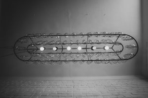 Interior - Chandelier at Nebe Počká in Prerov