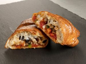 Vegan Sausage calzone at Sarpino's Pizzeria in Lees Summit