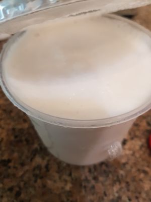 Coconut smoothie at Pipas & Cocadas in Panama City