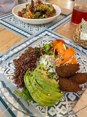 Falafel poke bowl  at Zer0 in Manacor