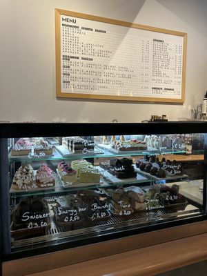 All vegan!  at Moltto Coffee in Riga