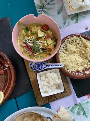 Curry de tofu   at Kanguro Truchero in Bielsa