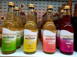 Kombucha at La Tizna - Casa de Comidas Sostenible in Sevilla