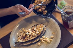 eggplant at La Tizna - Casa de Comidas Sostenible in Sevilla