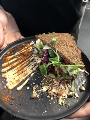 Rye sandwich   at Lilith Coffee in Rotterdam