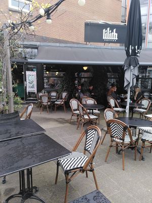 Terrace at Lilith Coffee in Rotterdam