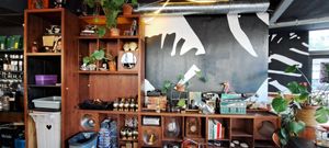 Decor at Lilith Coffee in Rotterdam