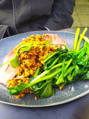 Scrambled tofu at Lilith Coffee in Rotterdam