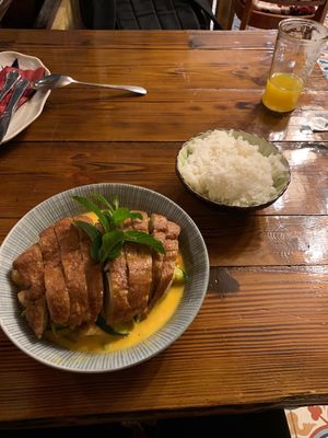 Fake duck curry  at Ong Tao Vegan in Frankfurt