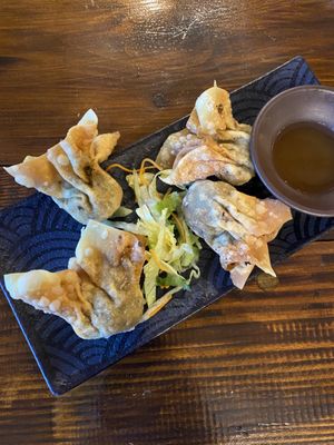 Wonton mushroom  at Ong Tao Vegan in Frankfurt
