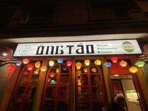 Outside  at Ong Tao Vegan in Frankfurt