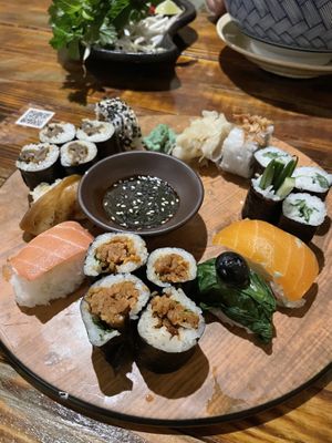 Vegan sushi box 1 at Ong Tao Vegan in Frankfurt