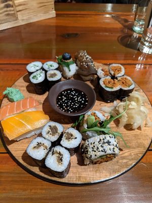 sushi at Ong Tao Vegan in Frankfurt