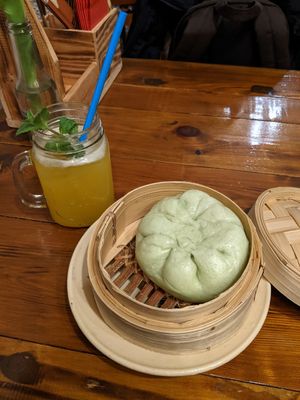 bao at Ong Tao Vegan in Frankfurt