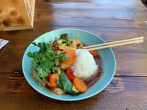 No. 32 Spicy Tofu  at Ong Tao Vegan in Frankfurt