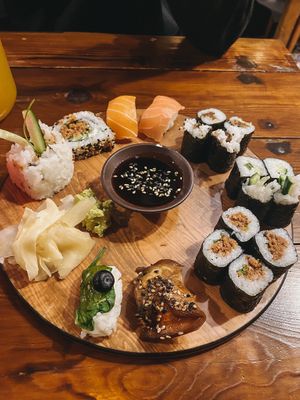 Vegane Sushibox 1 at Ong Tao Vegan in Frankfurt