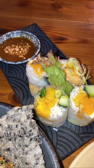 Number 4, tasty! Especially the hoisin-peanut dip  at Ong Tao Vegan in Frankfurt