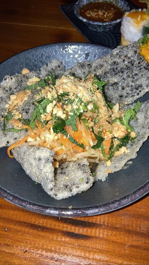 Number 9. the papaya salad lacked spice  at Ong Tao Vegan in Frankfurt