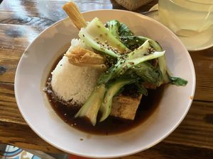 Đậu hũ bao bố  at Ong Tao Vegan in Frankfurt