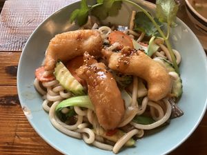 Udon xào Tôm chay  at Ong Tao Vegan in Frankfurt