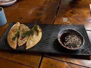 Dumplings at Ong Tao Vegan in Frankfurt