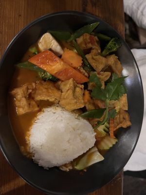 Đậu hũ xào sả ớt  at Ong Tao Vegan in Frankfurt
