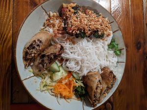 my favourite plate (no 18) at Ong Tao Vegan in Frankfurt