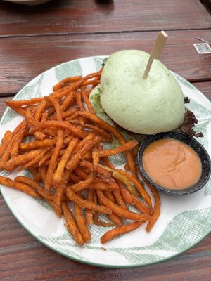 bao bun  at Ong Tao Vegan in Frankfurt