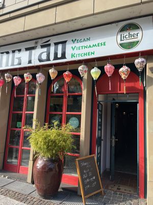 The restaurant  at Ong Tao Vegan in Frankfurt