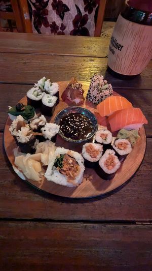 Vegan sushi box 1 at Ong Tao Vegan in Frankfurt