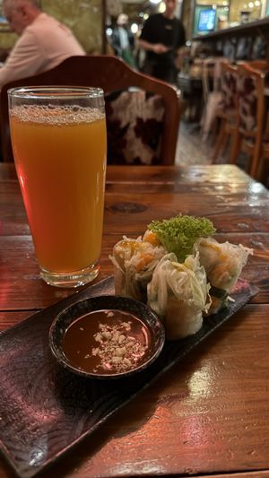 Springrolls  at Ong Tao Vegan in Frankfurt