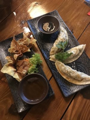 Vorspeisen Dumplings at Ong Tao Vegan in Frankfurt