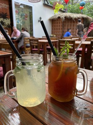 Drinks  at Ong Tao Vegan in Frankfurt