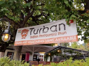 Entrance at Turban Indian Restaurant in Thun
