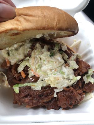 Joyous BBQ Sandwich  at Vegan Crave in Kansas City